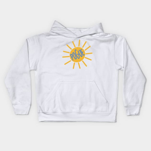 Pogue Sun Kids Hoodie by TeeOurGuest